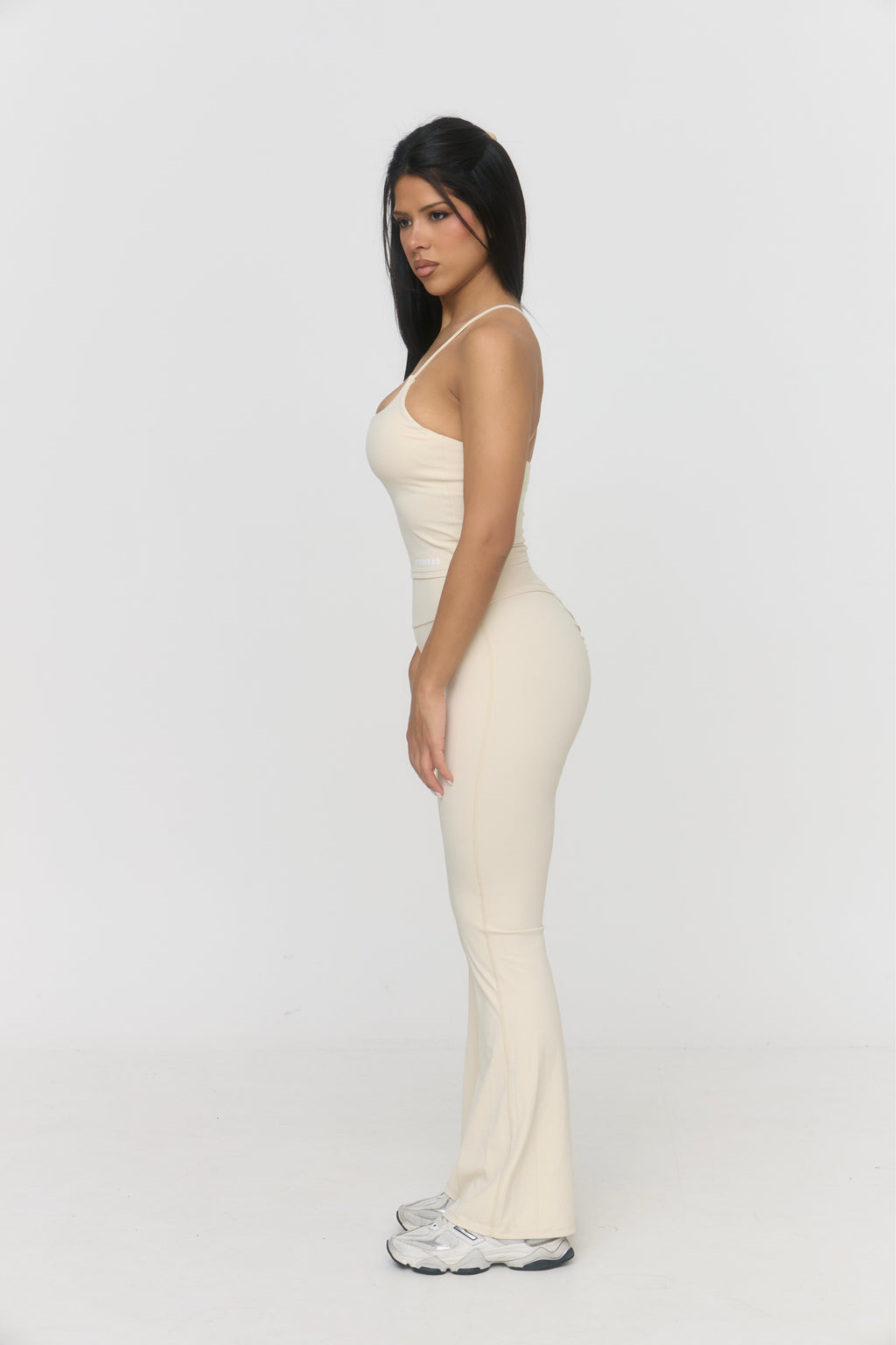 Vanilla Cross-Back Sculpt Top
