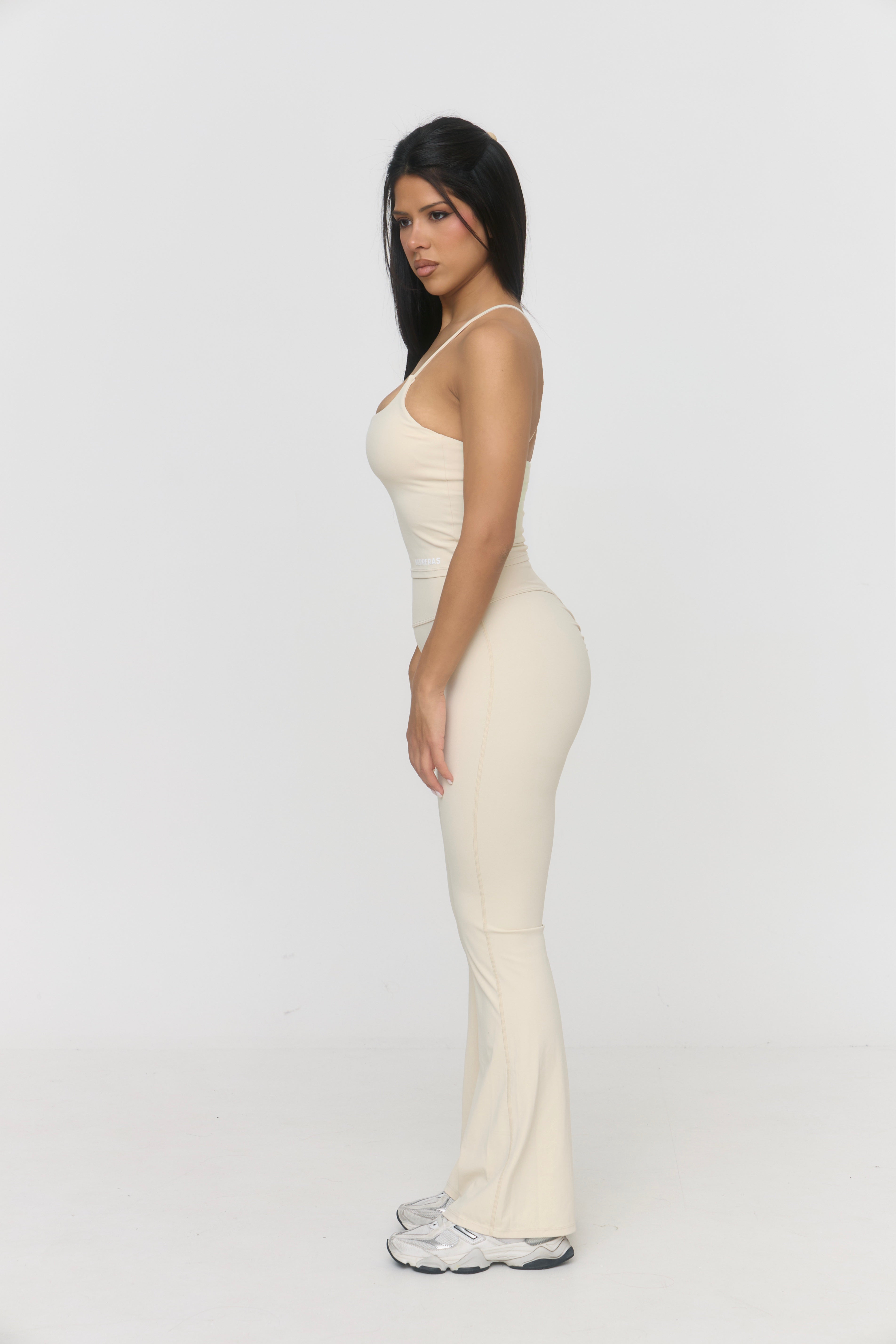 Vanilla Cross-Back Sculpt Top