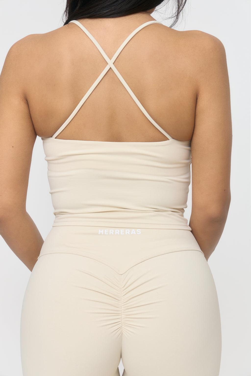 Vanilla Cross-Back Sculpt Top
