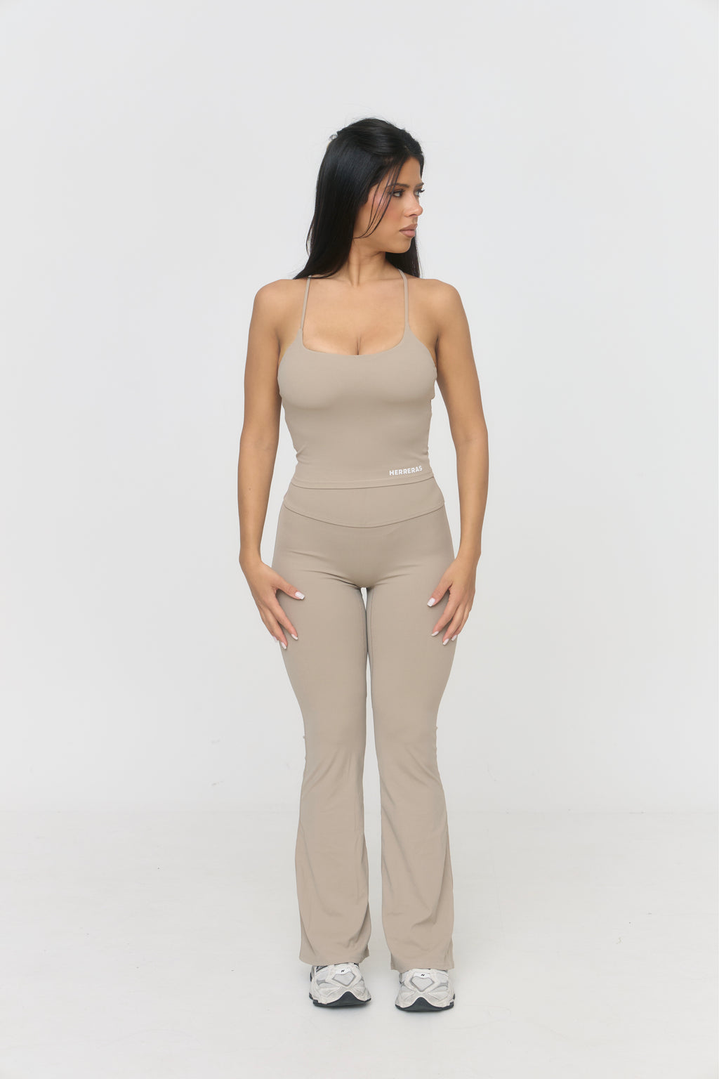 Stone Cross-Back Sculpt Top