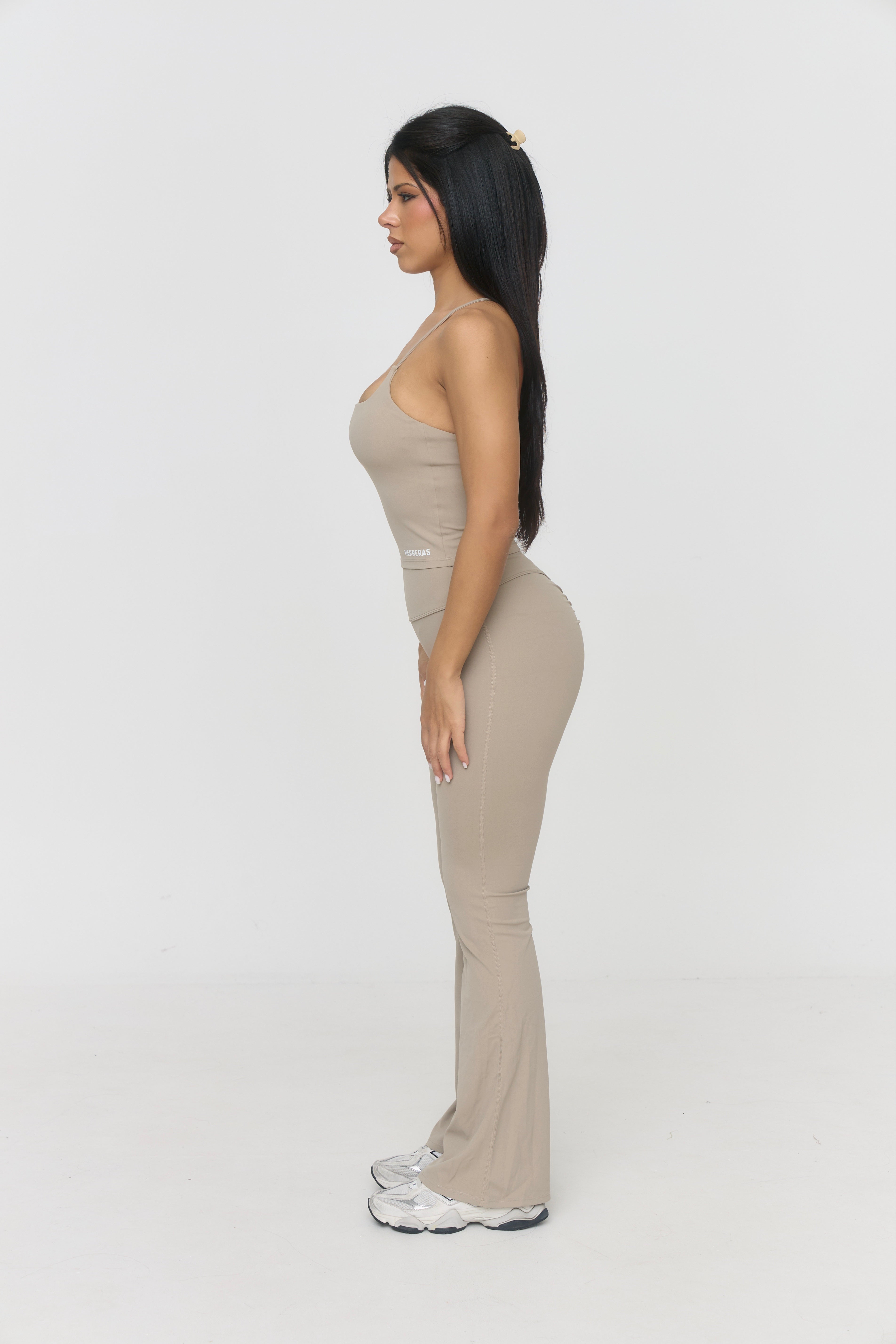 Stone Cross-Back Sculpt Top