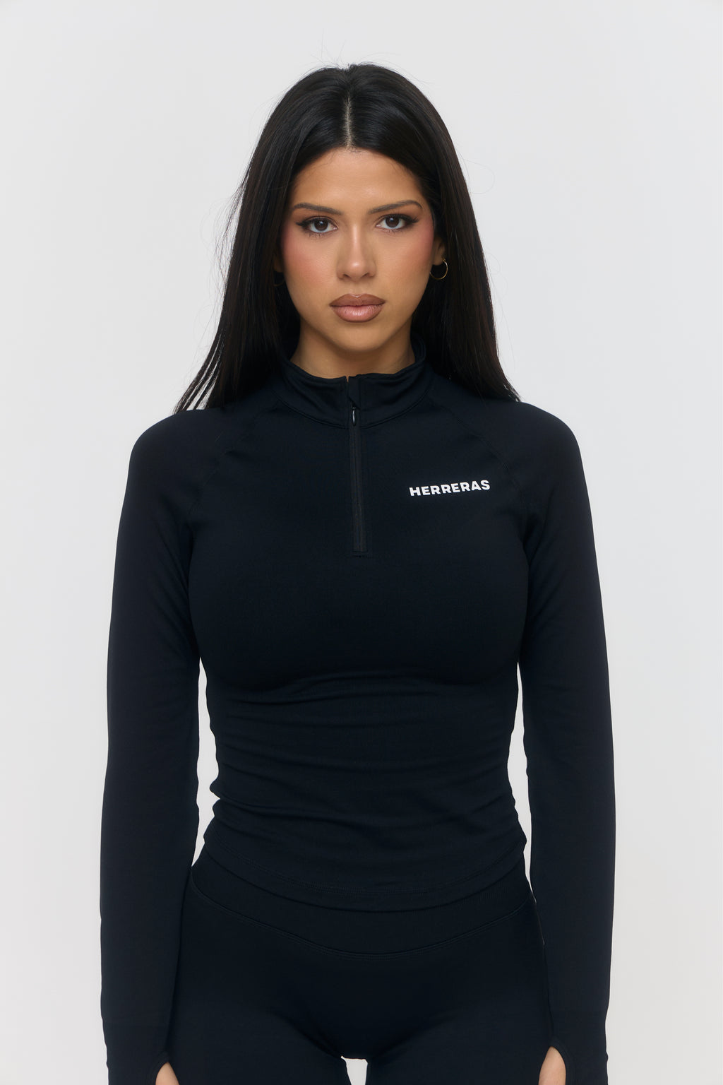 Onyx Zip Sculpt Top