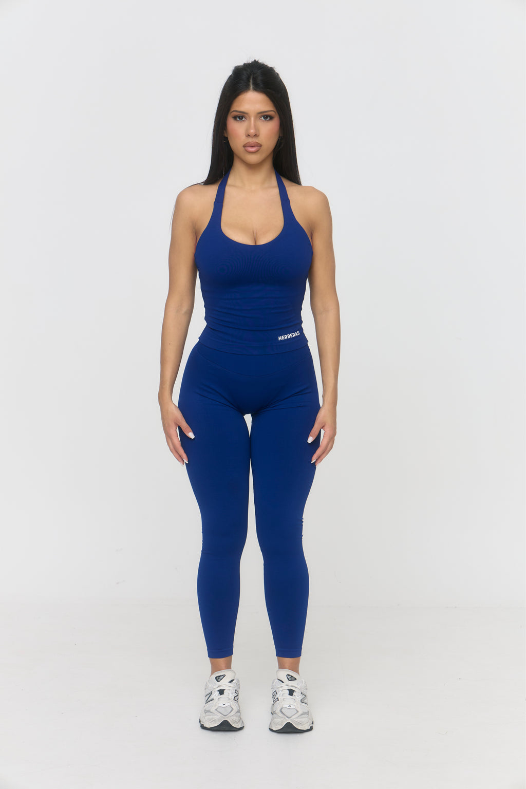 Sapphire Halter Sculpt Top
