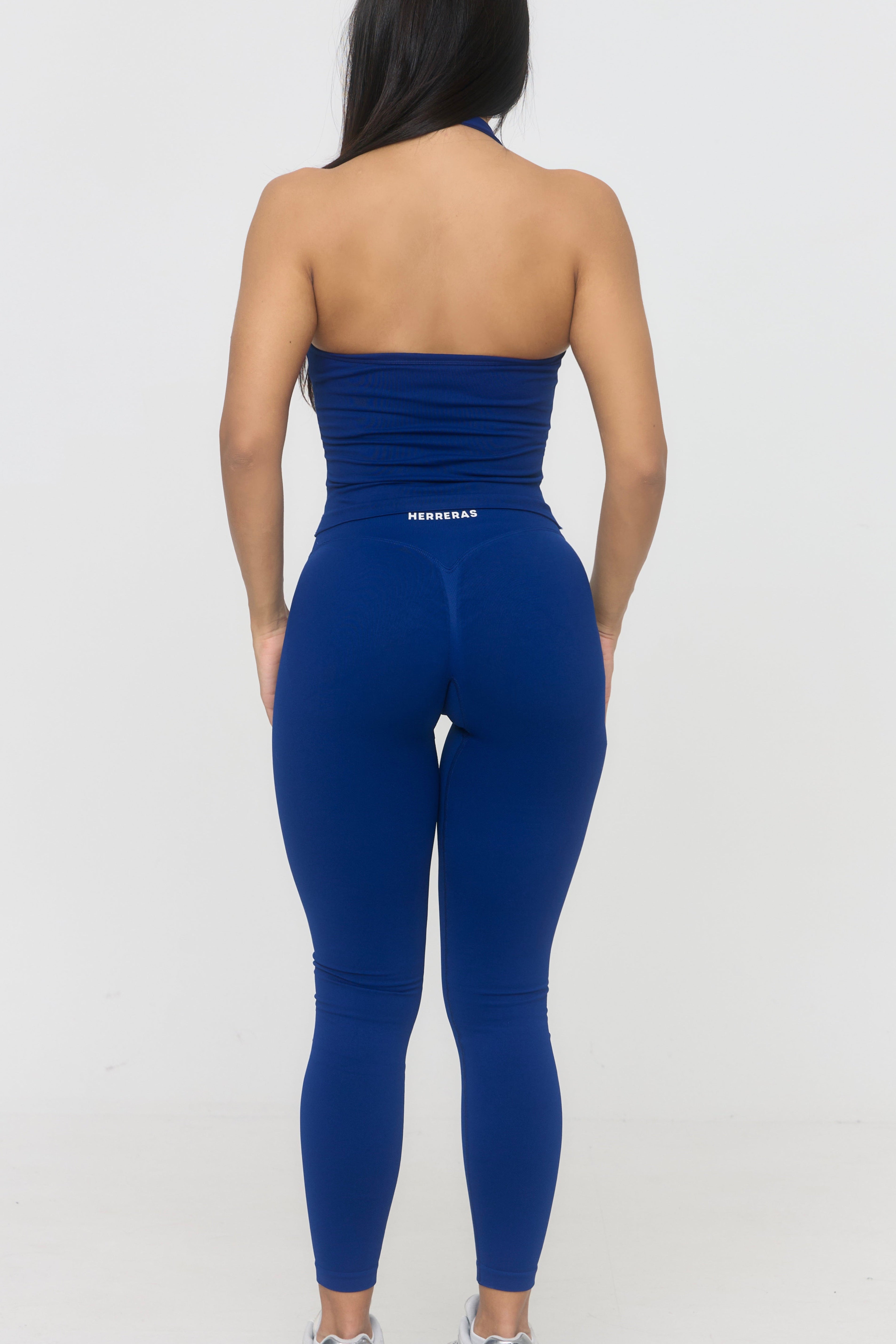 Sapphire Halter Sculpt Top