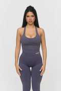 Slate Halter Sculpt Top