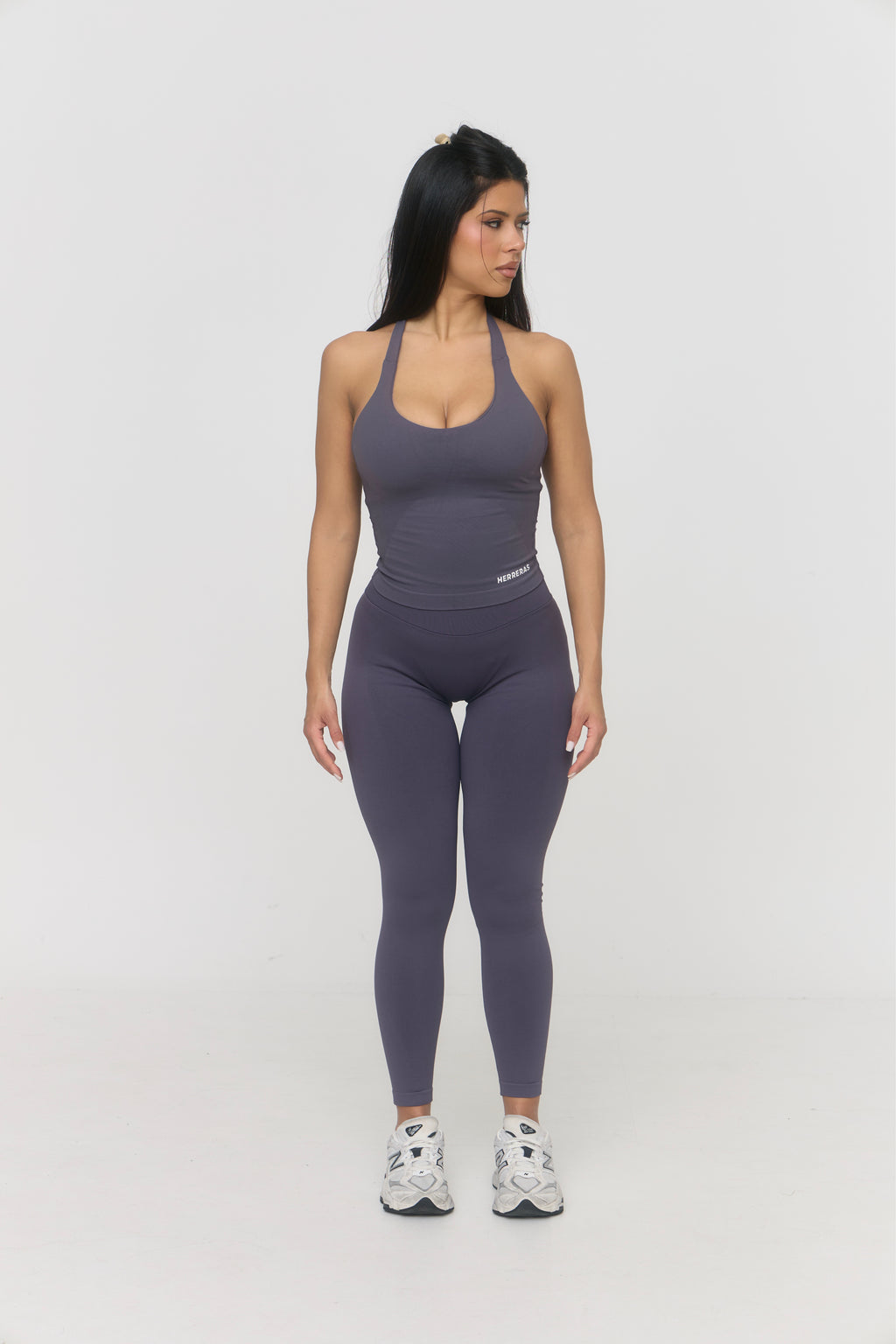 Slate Halter Sculpt Top