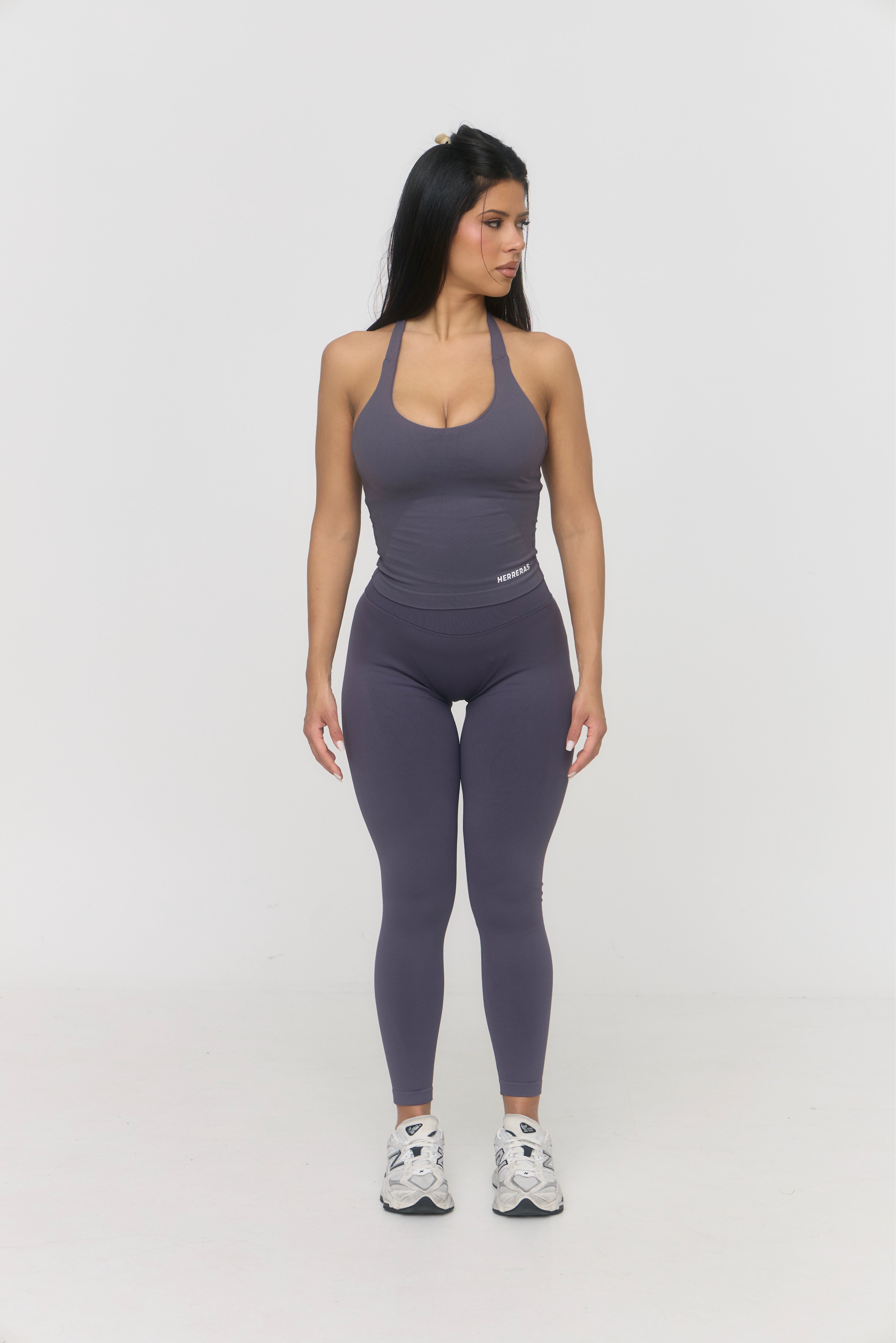 Slate Halter Sculpt Top